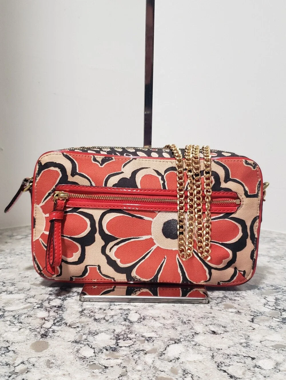 Coach Poppy Desert Sky Floral Crossbody Bag